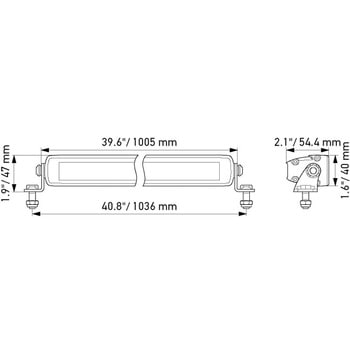 Light bar 40" HELLA