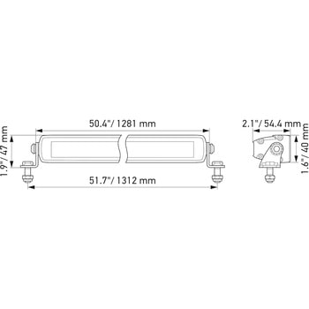 Light bar 50" HELLA