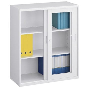 ガラス引違い書庫 カグクロ