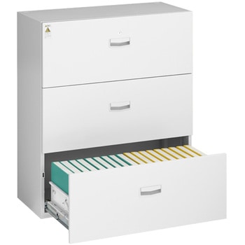 3段ラテラル書庫 カグクロ