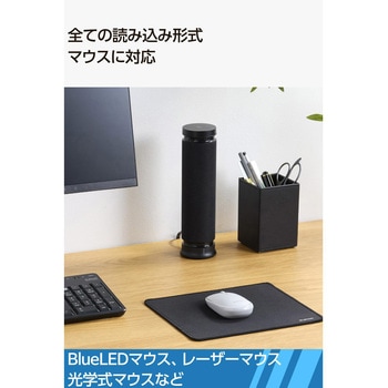 マウスパッド 布製 撥水 高耐久 ほつれにくい 滑り止め 抗菌 光学式/レーザー/BlueLED対応 クッション性 - エレコム