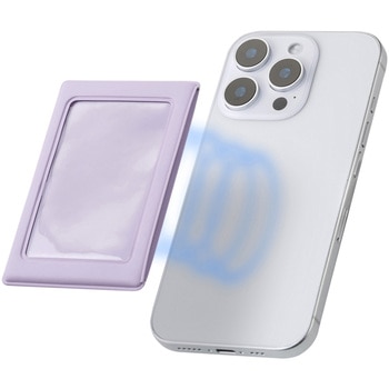 チェキ用フォトフレーム マグネット式 instax mini film用 MagSafe装着可 落下防止カバー付 写真収納 エレコム