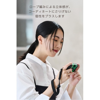 カメラストラップ 手首用 チェキ instax 写ルンです コンデジ対応 長さ28cm エレコム