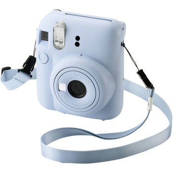 カメラストラップ 首掛け / 肩掛け / たすき掛け チェキ instax 写ルンです コンデジ対応 長さ調整可 エレコム