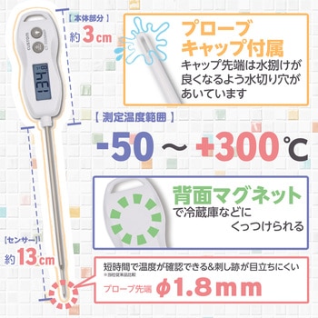 防水デジタル温度計 カスタム
