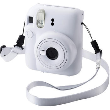 IC-STSDM12WH カメラストラップ 首掛け / 肩掛け / たすき掛け チェキ instax 写ルンです コンデジ対応 長さ調整可 エレコム 64711940