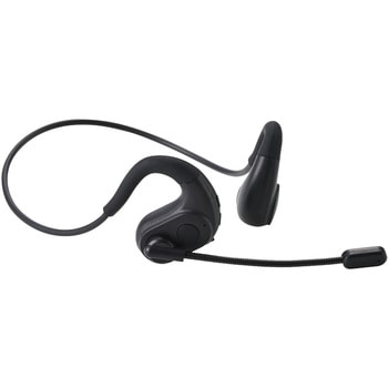 Bluetoothヘッドセット オープンイヤー ネックバンド マイク付ワイヤレスイヤホン ENCノイズキャンセリング エレコム