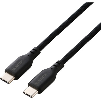 USB Type-Cケーブル 240W PD対応 シリコン&ナイロンメッシュ iPhone MacBook iPad Galaxy 各種対応 エレコム