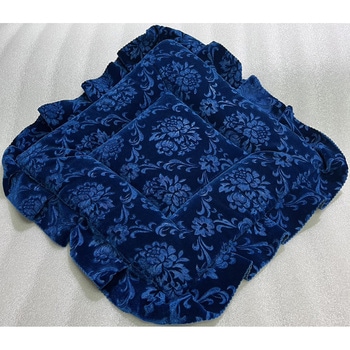 シングルクッション(座布団) ローレル 青 TURN