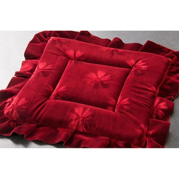 シングルクッション(座布団) コスモス 濃赤 TURN