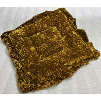 シングルクッション(座布団) ネオ・チンチラ 金 - TURN