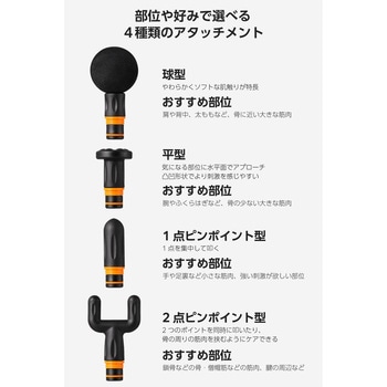 リフレッシュガン インパクトモデル 6段階 本格セルフケア ECLEAR - エレコム