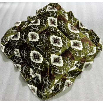 シングルクッション(座布団) 大花束 緑 TURN