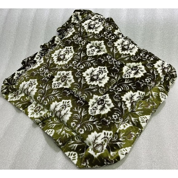 シングルクッション(座布団) 新格子 緑 - TURN