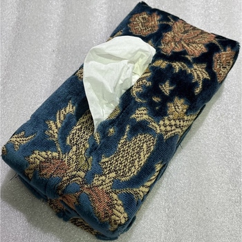 ティッシュカバー(箱付) バレンタイン 青 TURN