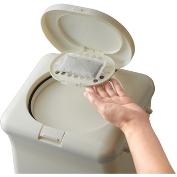 防臭おむつペール(袋入り) 14L ホワイト T-WORLD