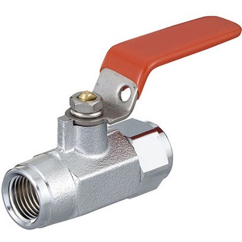 G 3/8" ミニボールバルブ(メッキ付) エスコ