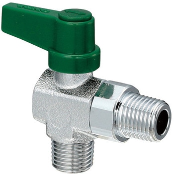 R 1/2" ミニボールバルブ(アングル型) エスコ