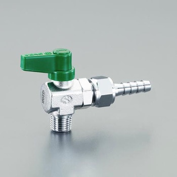 R1/4"x 9.0mm ミニボールバルブ(アングル/ホースジョイント エスコ