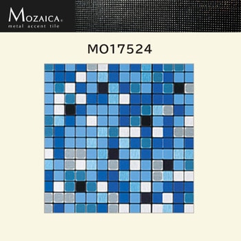 MOzaica metal accent tileシート モザイカ アルミタイプ(ランダム配置)MO17524 シンコール