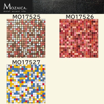 MOzaica metal accent tileシート モザイカ アルミタイプ(ランダム配置)MO17525～MO17527 シンコール
