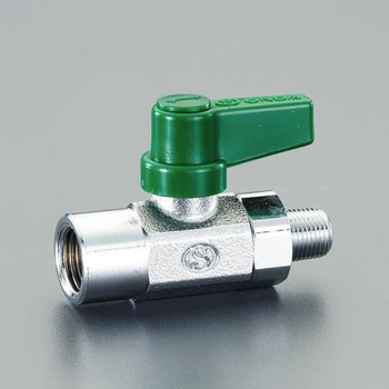 Rc1/4"xR 1/4" ミニボールバルブ エスコ