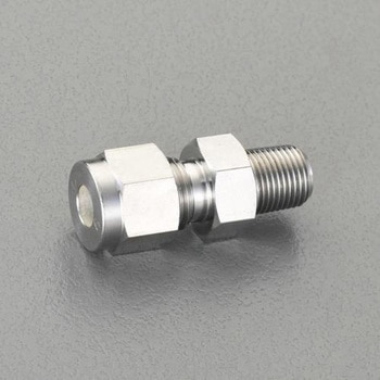 R 1/2"x12mm ユニオン(ハーフ/ステンレス製) エスコ