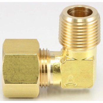 R 1/4"x  6 mm リングジョイント(エルボ) エスコ