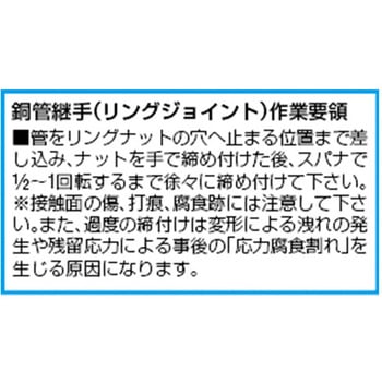 12.7mmxG 1/2" リングナット - エスコ