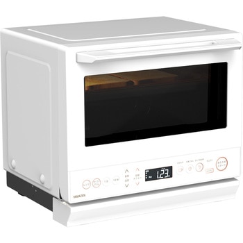 オーブンレンジ フラット 26L ヘルツフリー 電子レンジ 自動メニュー 41種 縦開き ピタ置き - YAMAZEN(山善)