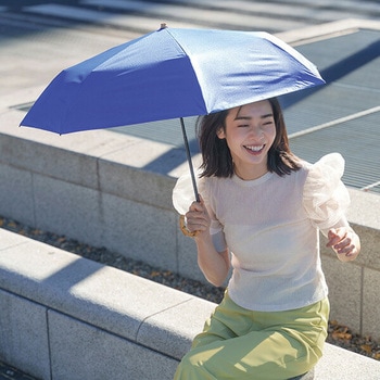 日傘 晴雨兼用傘 レディース 7本骨遮光 折りたたみ傘 江戸 mabu(マブ)