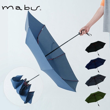 高強度 折りたたみ傘 ストレングスミニAUTO R 7本骨 mabu(マブ)