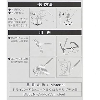 精密ドライバーセット チャンピオンツール