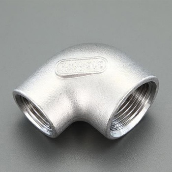 Rc 1/4" x Rc 1/8" 異径エルボ(ステンレス製) エスコ