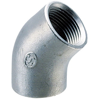 Rc 1/4"  45°エルボ(ステンレス製) エスコ