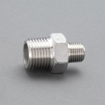 R 1/2" x R 3/8"   異径ニップル(ステンレス製) エスコ