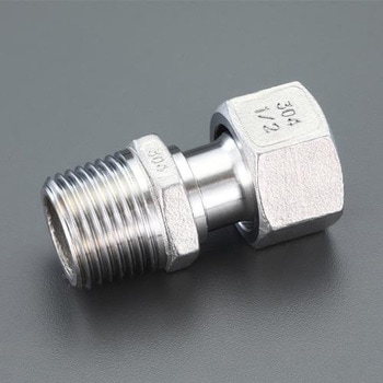 R 1"xG1/2" ナット付アダプター(ステンレス製) エスコ