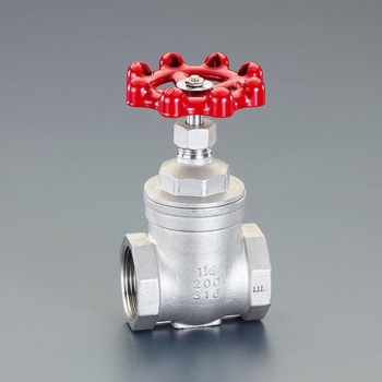 Rc1・1/4" ゲートバルブ(ステンレス製) - エスコ