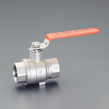 Rc1・1/4" ボールバルブ(ステンレス製) エスコ