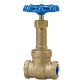 Rc1・1/4" ゲートバルブ(給水用/青銅) - エスコ
