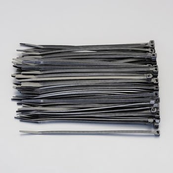 250x 4.8mm 結束バンド(黒/100本/PP) エスコ