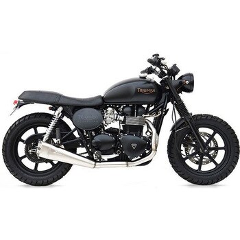 2＞1 ステンレススチール -CAT フルキット TRIUMPH BONNEVILLE， スクランブラー & THRUXTON ZARD (ザード)