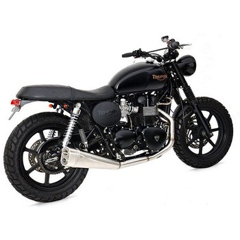 2＞1 ステンレススチール -CAT フルキット TRIUMPH BONNEVILLE， スクランブラー & THRUXTON ZARD (ザード)