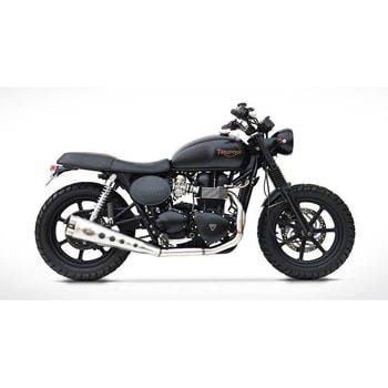 2＞1 ステンレススチール -CAT フルキット TRIUMPH BONNEVILLE， スクランブラー & THRUXTON ZARD (ザード)