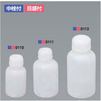 Φ33x 68mm/  30ml 細口ポリ容器 エスコ