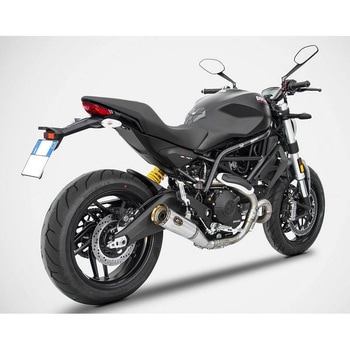 2＞1 ステンレススチール レーシング スリップオン DUCATI MONSTER 797 (2017-2019) ZARD (ザード)