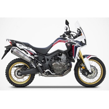 2＞1 ステンレススチール レーシング フルキット + カーボンエンドキャップ HONDA アフリカツイン (2016-2019) ZARD (ザード)