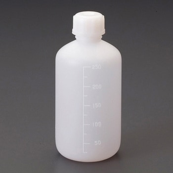 Φ40x 78mm/  50ml 細口ポリ容器(10個) エスコ