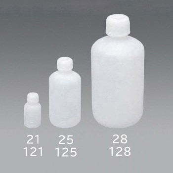 Φ40x 78mm/  50ml 細口ポリ容器(10個) エスコ