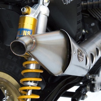 モトグッツィ、V7，V7レーサー、ZARD ステンレス マフラー 2本セット モトグッツィ、V7，V7レーサー、ZARD ステンレス マフラー 2本セット